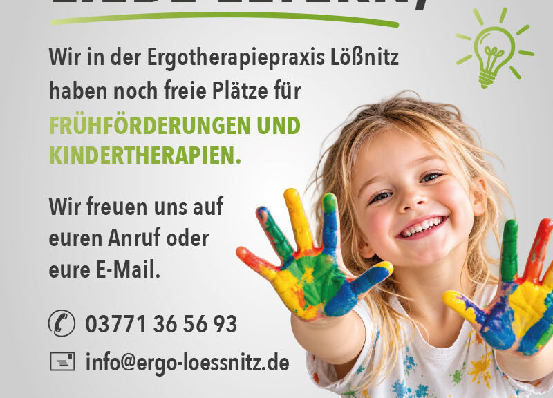 Frühförderung in der Ergotherapie Praxis Lößnitz
